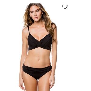 Black Women's Swimwear Bikini Top